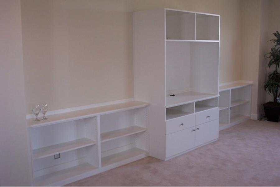 Bookcase and Television Unit